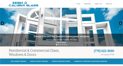Desktop Screenshot of highcaliberglass.com